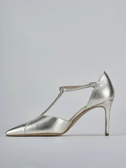 Décolleté tacco 7cm pelle oro