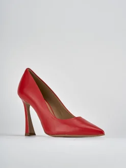 Décolleté tacco 9cm pelle rosso