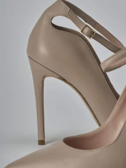 Décolleté tacco 11cm pelle rosa