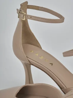 Décolleté tacco 8cm pelle rosa