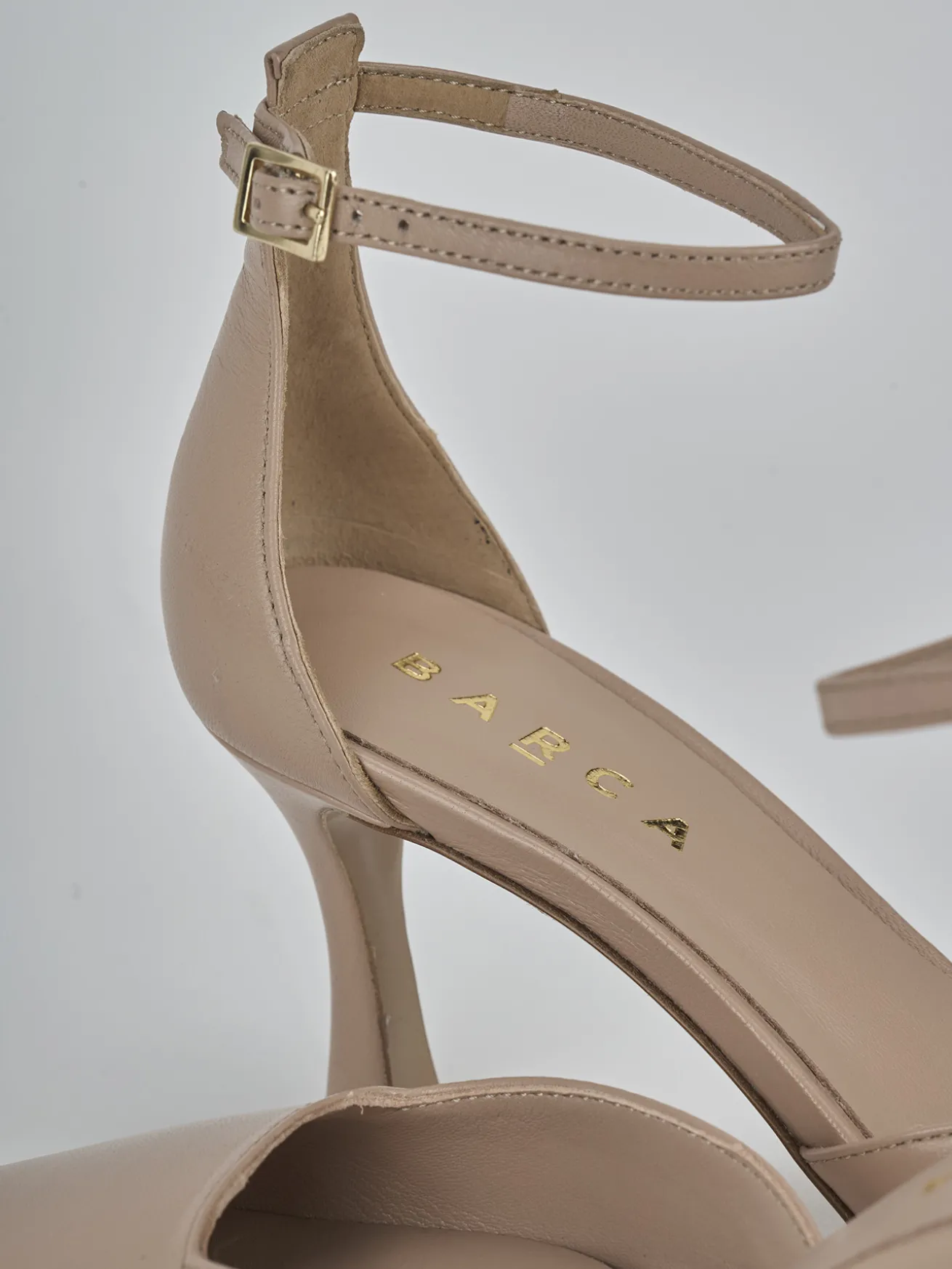 Décolleté tacco 8cm pelle rosa