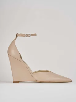 Décolleté tacco 11cm pelle rosa