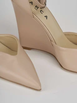 Décolleté tacco 11cm pelle rosa