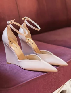 Décolleté tacco 11cm pelle rosa