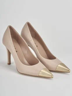 Décolleté tacco 10cm pelle rosa