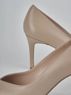 Décolleté tacco 7cm pelle rosa