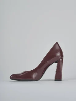 Décolleté tacco 9cm pelle sostenibile bordo'