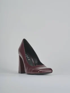 Décolleté tacco 9cm pelle sostenibile bordo'