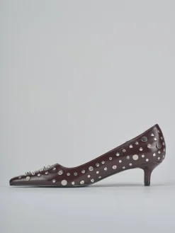 Décolleté tacco 4cm pelle sostenibile bordo'