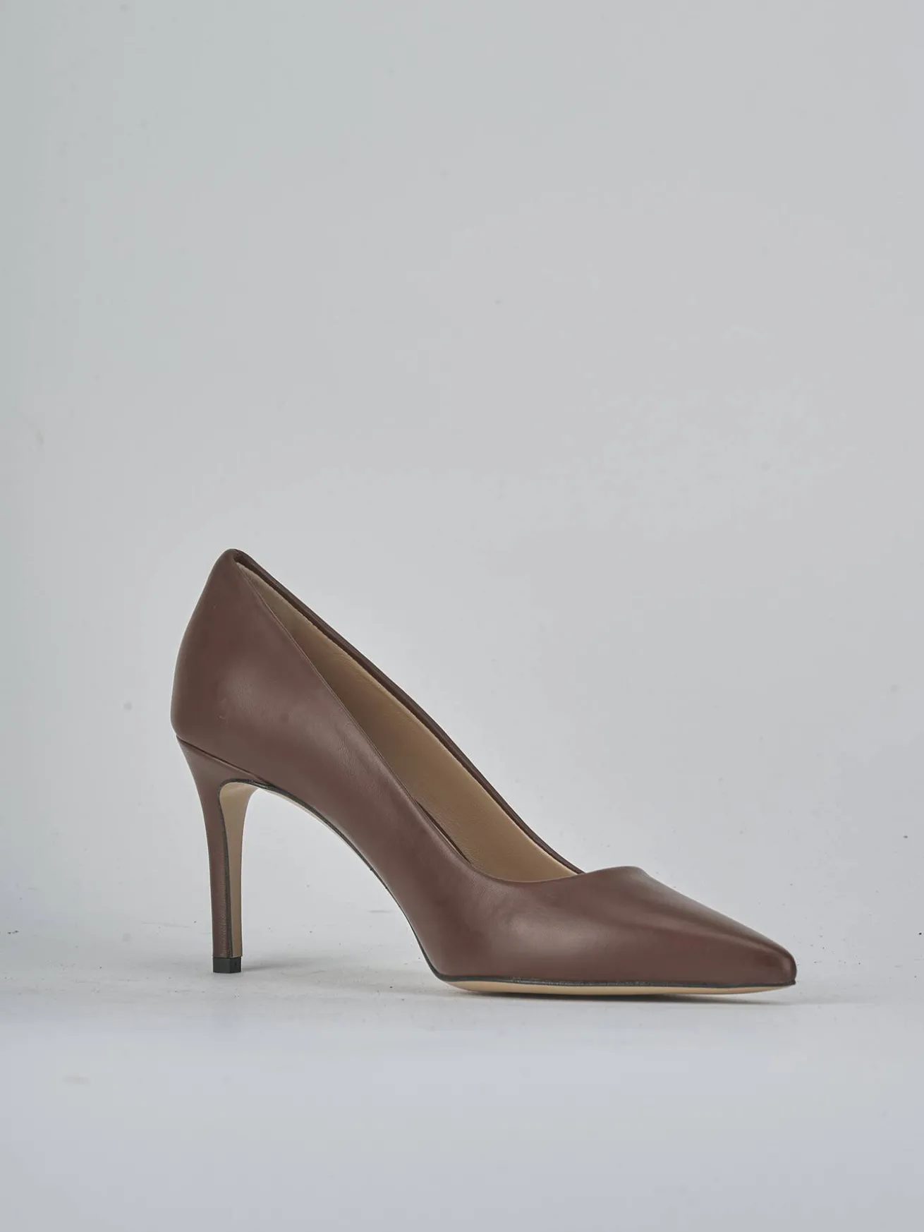 Décolleté tacco 7cm pelle testa