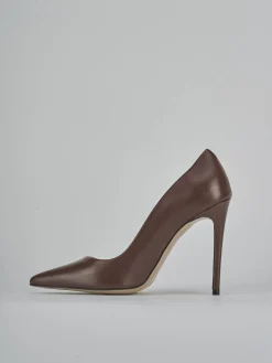 Décolleté tacco 10cm pelle testa