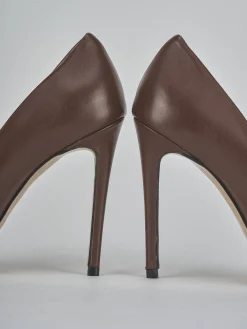 Décolleté tacco 10cm pelle testa