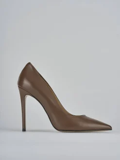 Décolleté tacco 10cm pelle testa