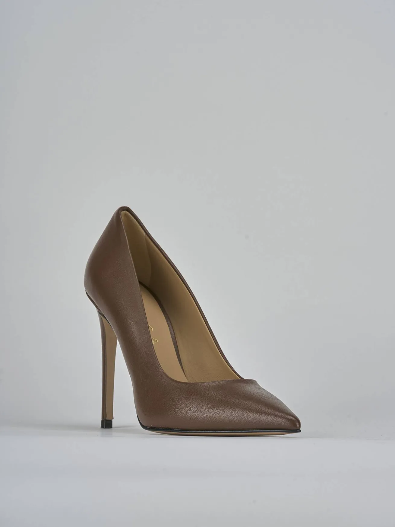 Décolleté tacco 10cm pelle testa