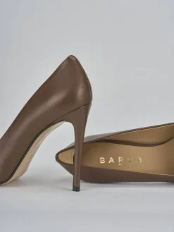 Décolleté tacco 10cm pelle testa