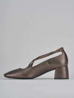 Décolleté tacco 5cm pelle testa