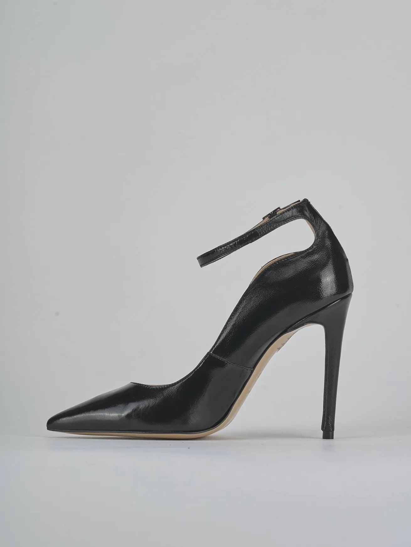 Décolleté tacco 10cm vernice nero