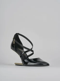 Décolleté tacco 7cm vernice nero