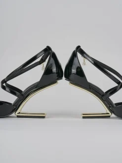 Décolleté tacco 7cm vernice nero