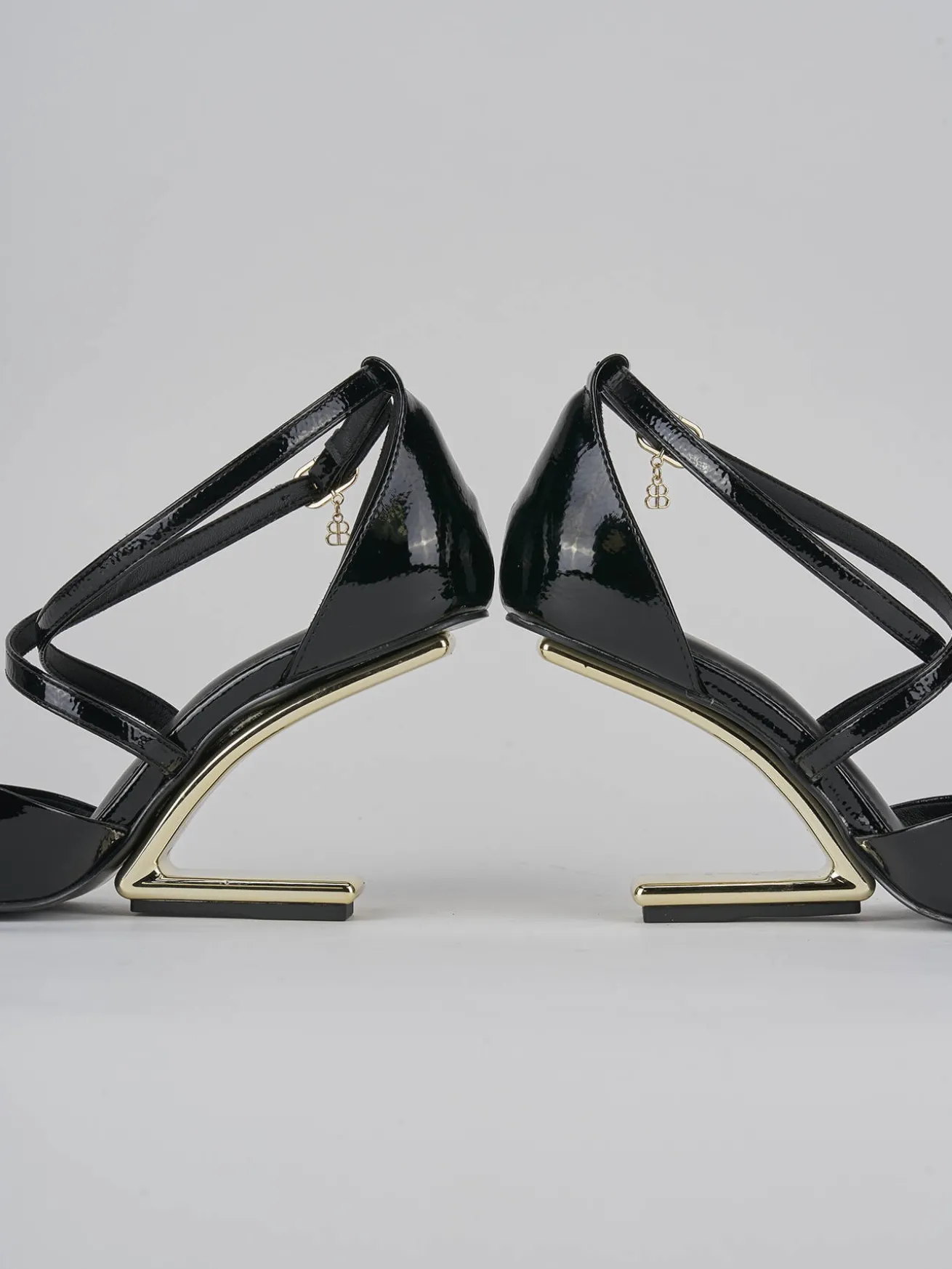 Décolleté tacco 7cm vernice nero