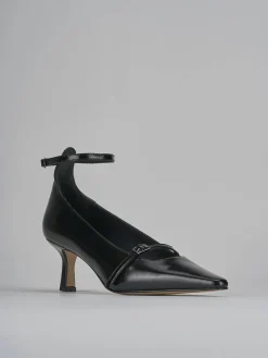 Décolleté tacco 5cm vernice nero