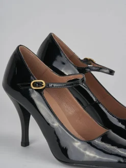 Décolleté tacco 9cm vernice nero