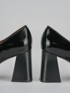 Décolleté tacco 7cm vernice nero