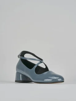 Décolleté tacco 4cm vernice jeans