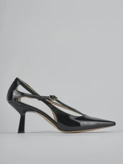 Décolleté tacco 7cm vernice nero