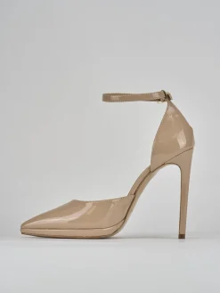 Décolleté tacco 11cm vernice rosa