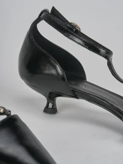 Décolleté tacco 3cm vernice nero