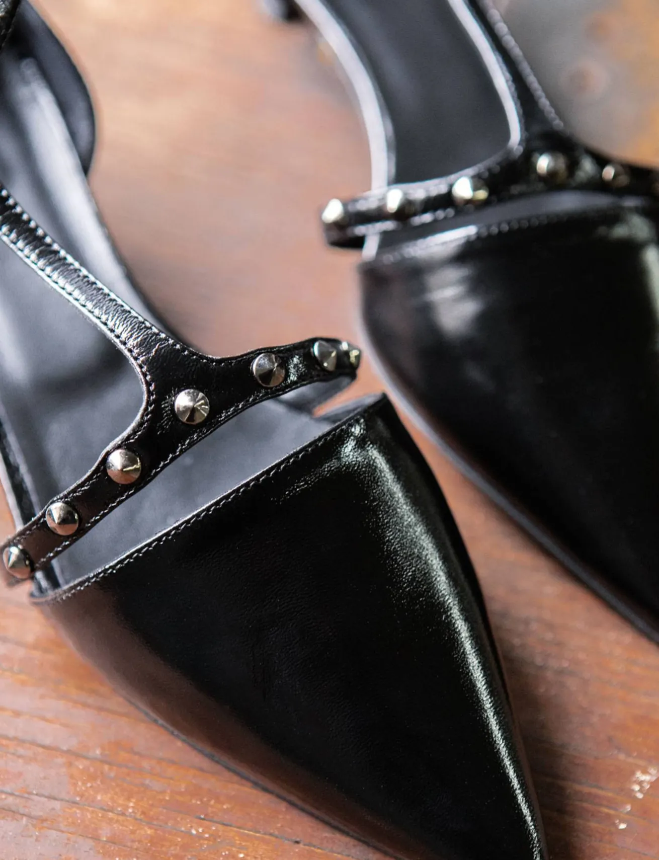 Décolleté tacco 3cm vernice nero