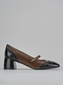 Décolleté tacco 5cm vernice testa