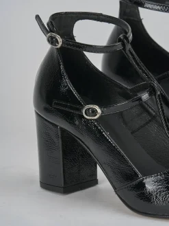 Décolleté tacco 8cm vernice nero