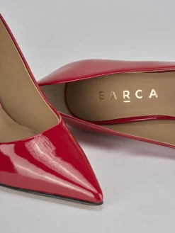 Décolleté tacco 10cm vernice rosso