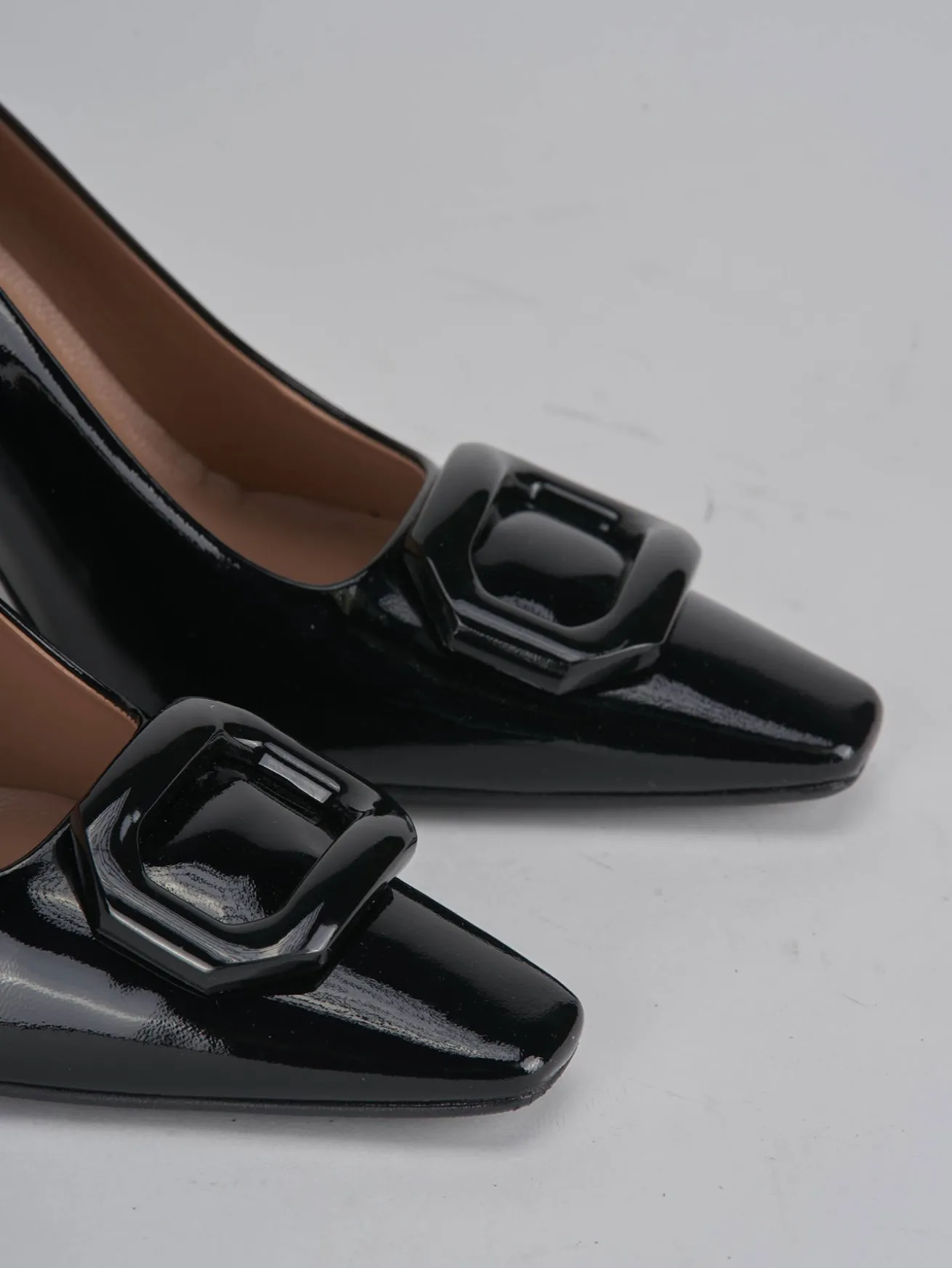 Décolleté tacco 9cm vernice nero