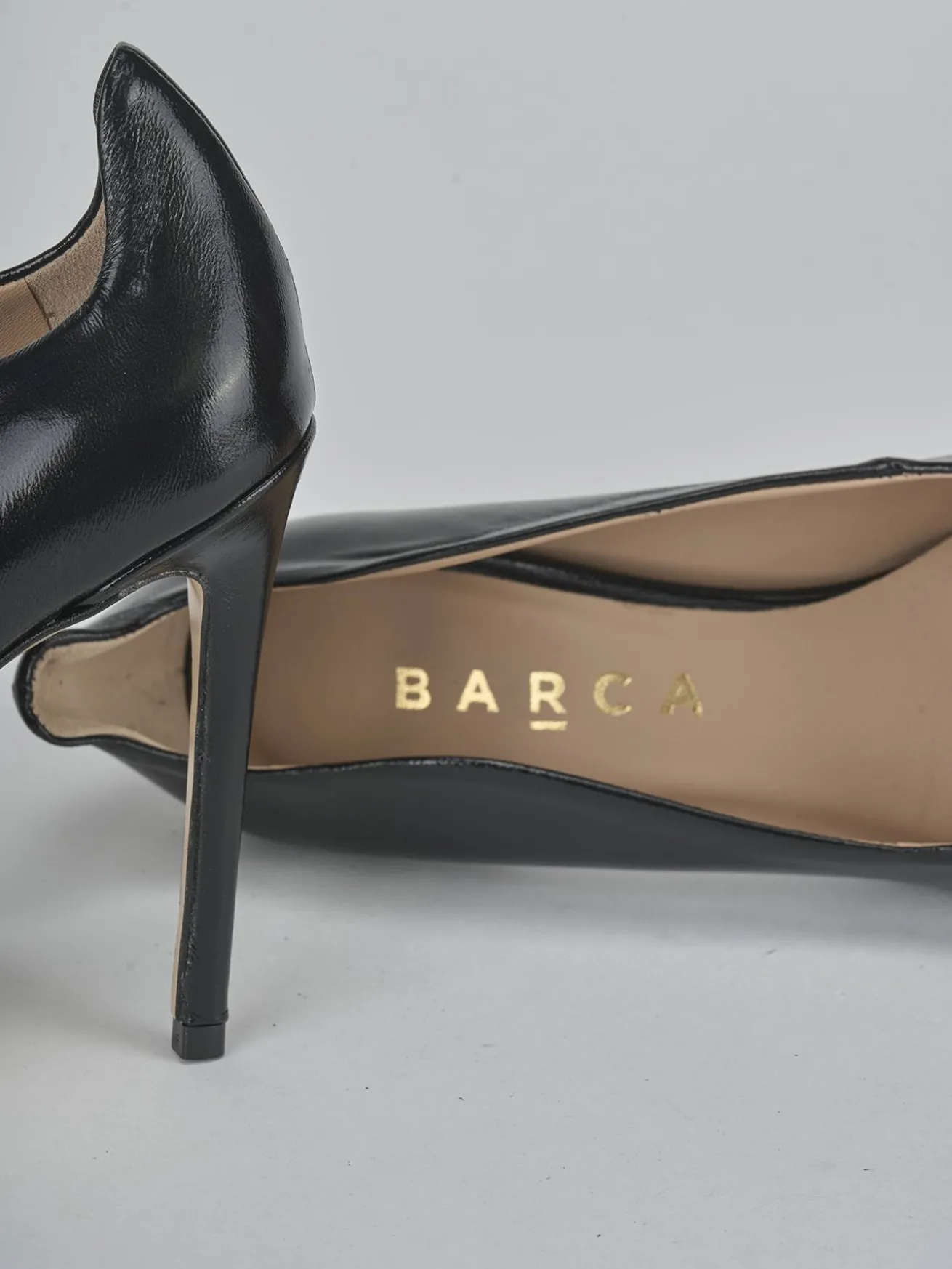 Décolleté tacco 10cm vernice nero