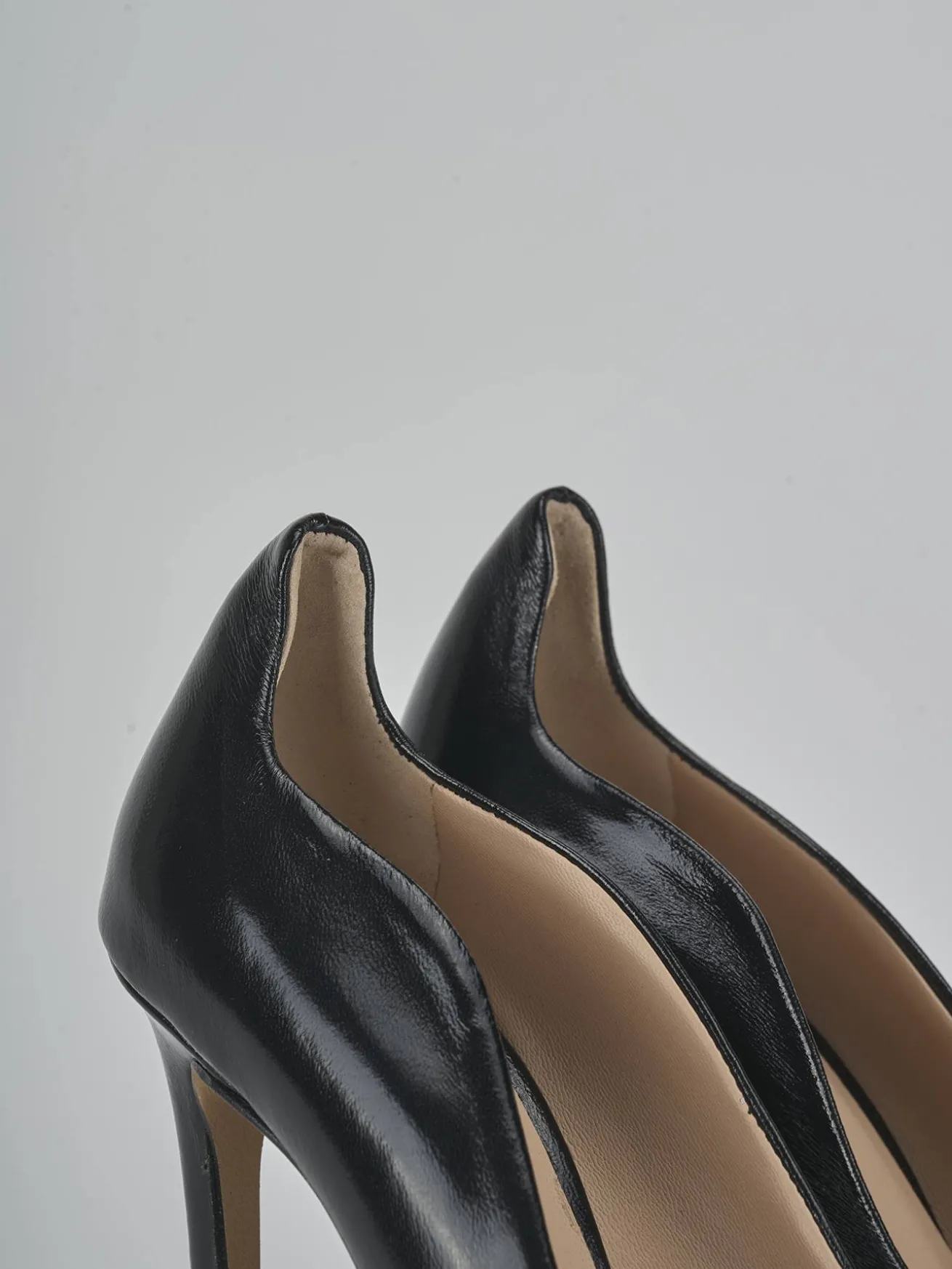 Décolleté tacco 10cm vernice nero