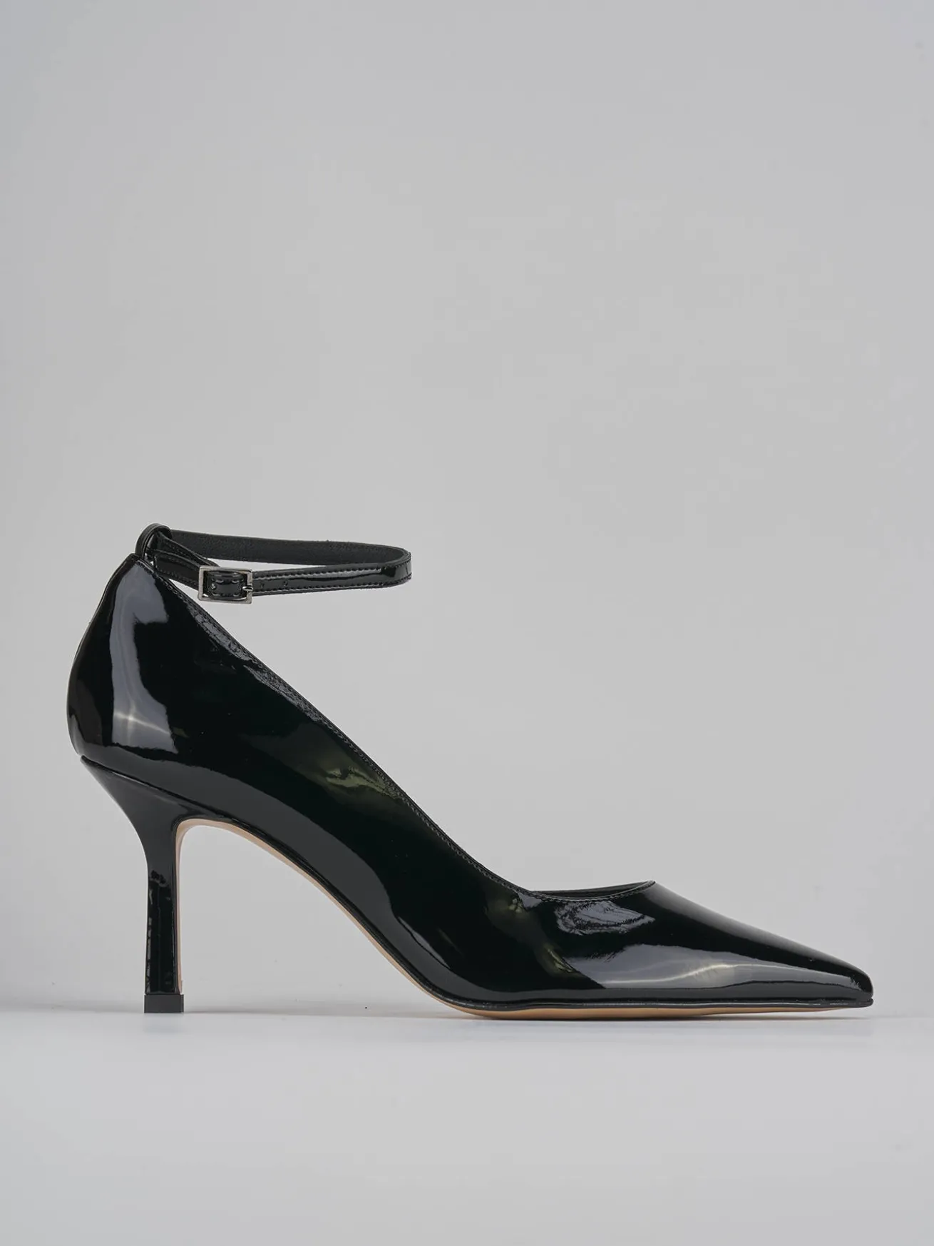 Décolleté tacco 7cm vernice nero