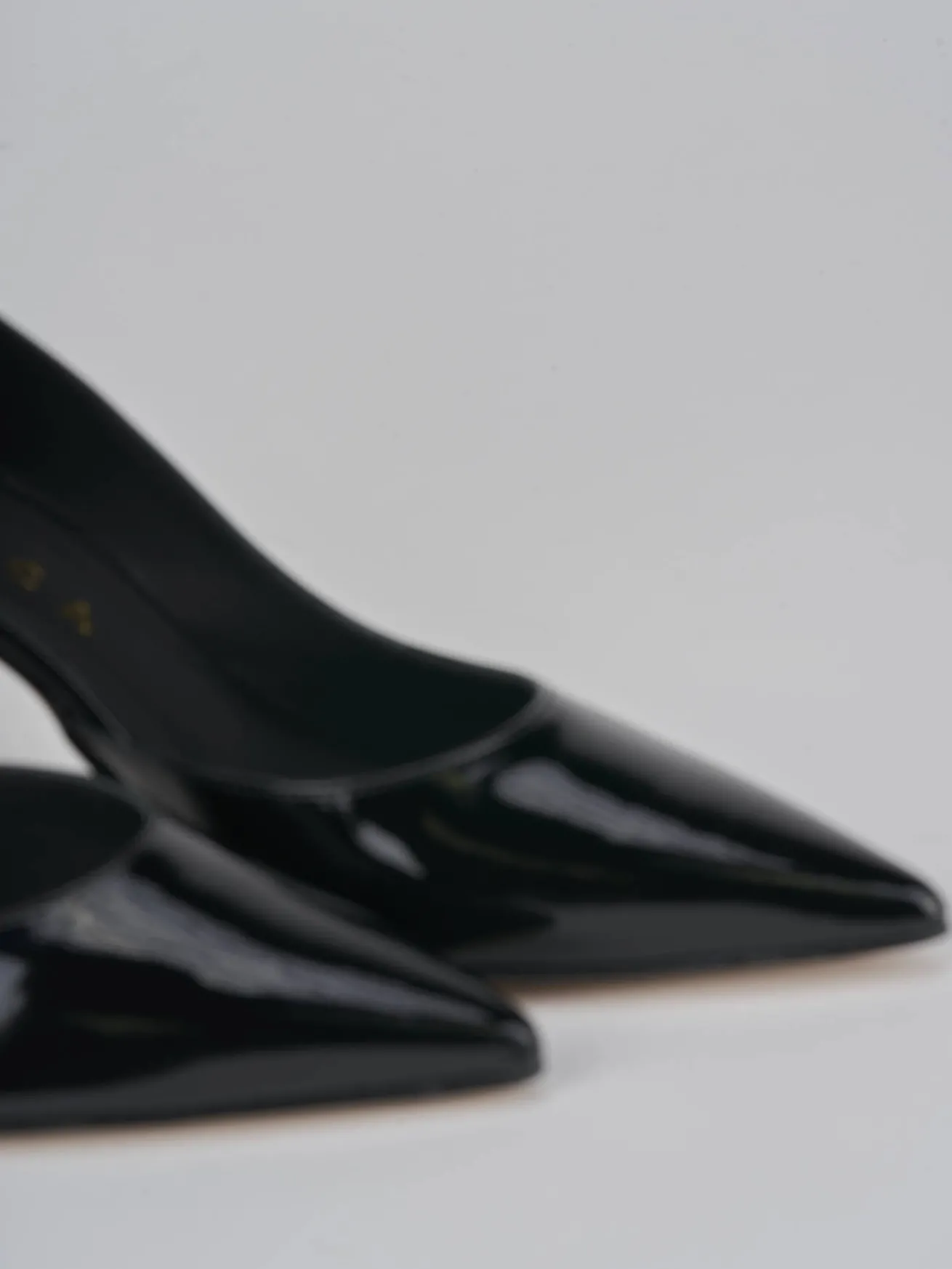 Décolleté tacco 7cm vernice nero