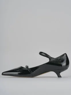 Décolleté tacco 4cm vernice nero