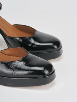 Décolleté tacco 9cm vernice nero