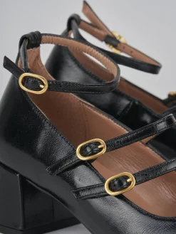 Décolleté tacco 5cm vernice nero