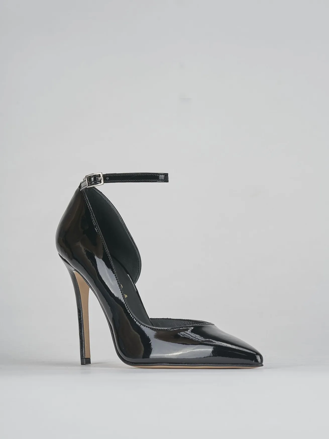 Décolleté tacco 9cm vernice nero