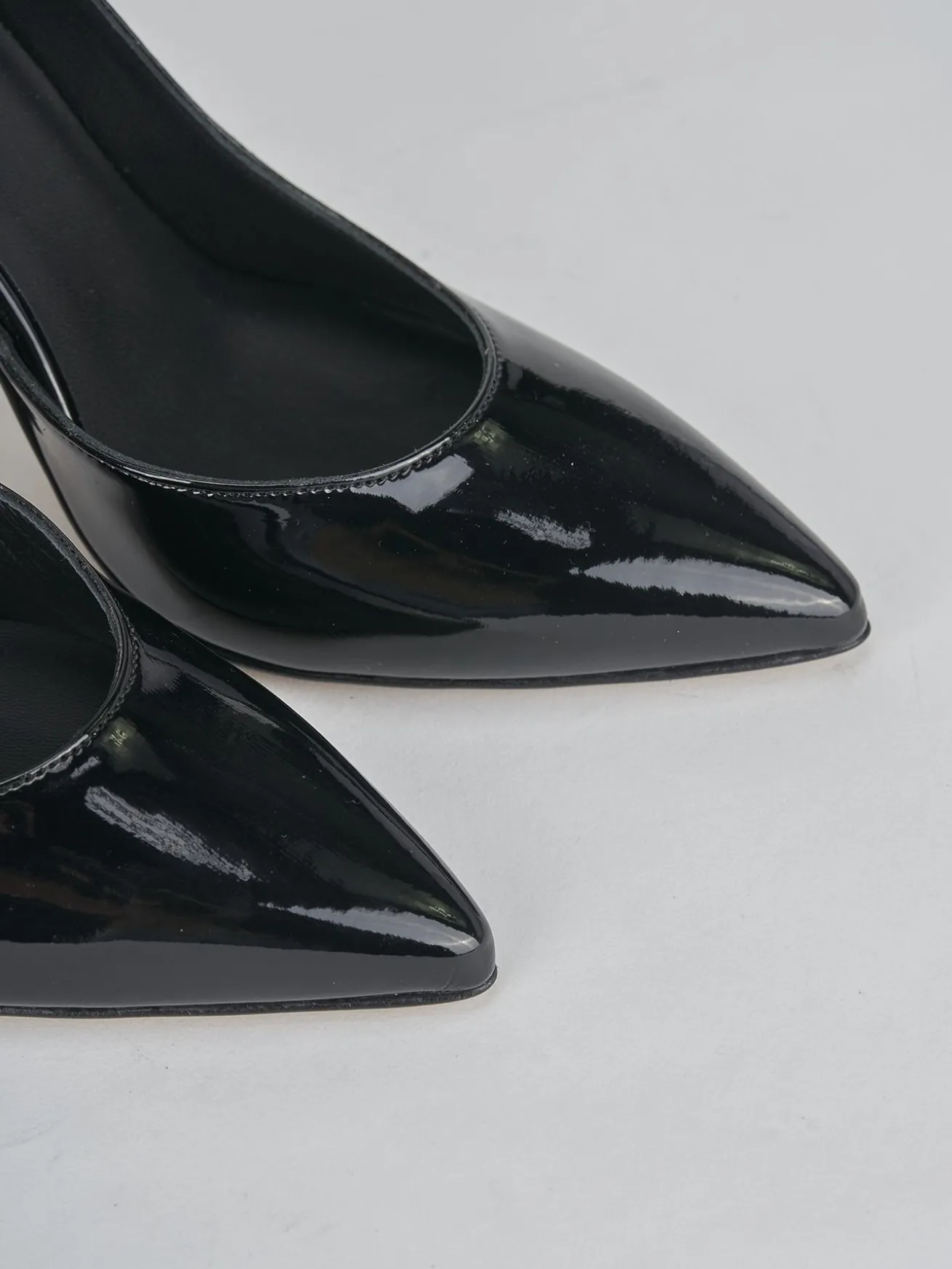 Décolleté tacco 9cm vernice nero