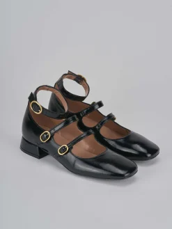 Décolleté tacco 3cm vernice nero