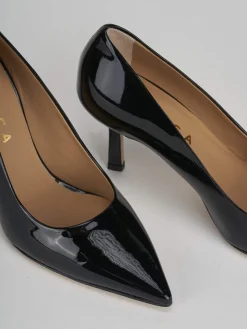 Décolleté tacco 7cm vernice nero
