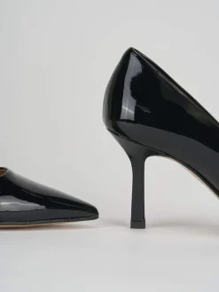 Décolleté tacco 7cm vernice nero