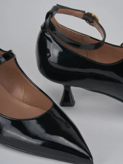 Décolleté tacco 5cm vernice nero