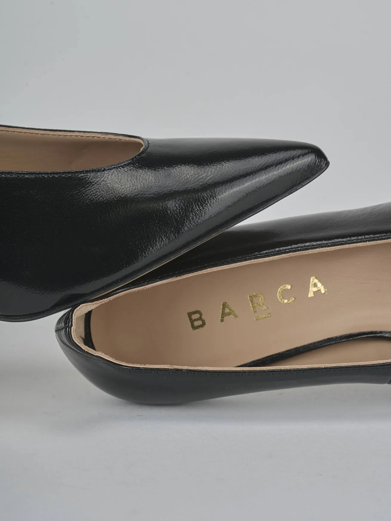 Décolleté tacco 5cm vernice nero